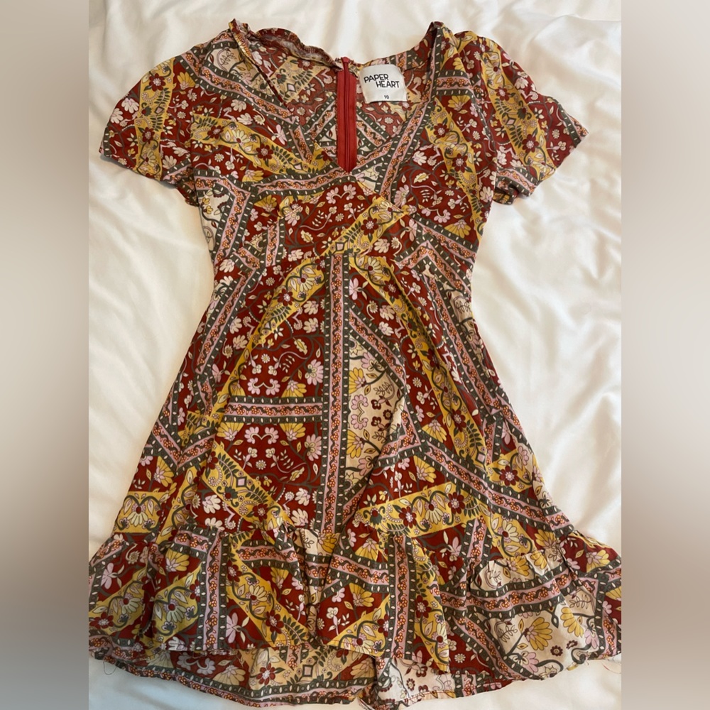 Multicolored Print Sundress